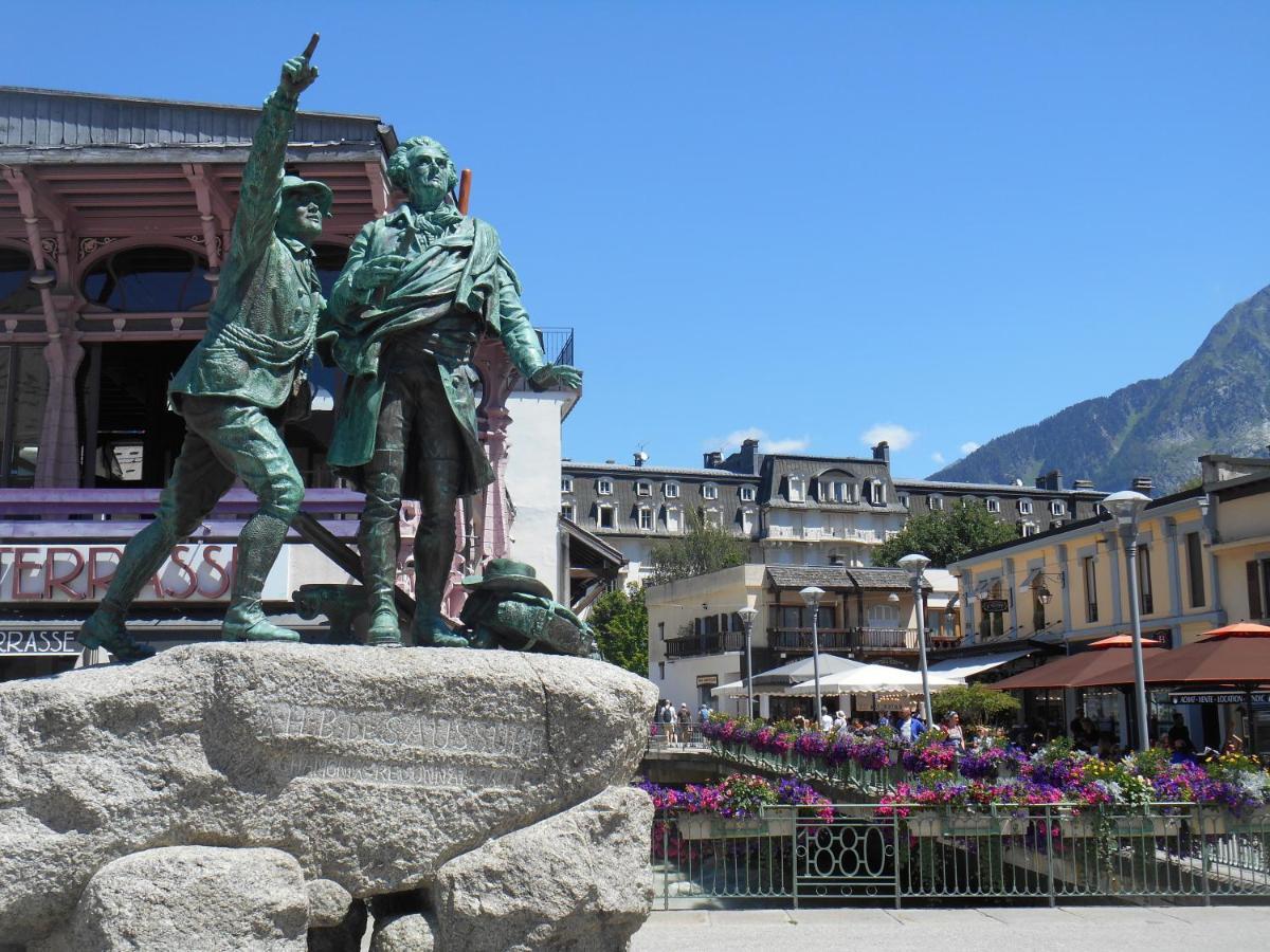 Vue Magique En Hypercentre Avec Parking Privatif Chamonix Exterior foto